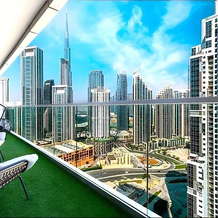 Boulevard 2 Bedroom Family Apartment With Burj Khalifa View And Infinity Pool In 64Th Floor Dubai Downtown Exterior photo
