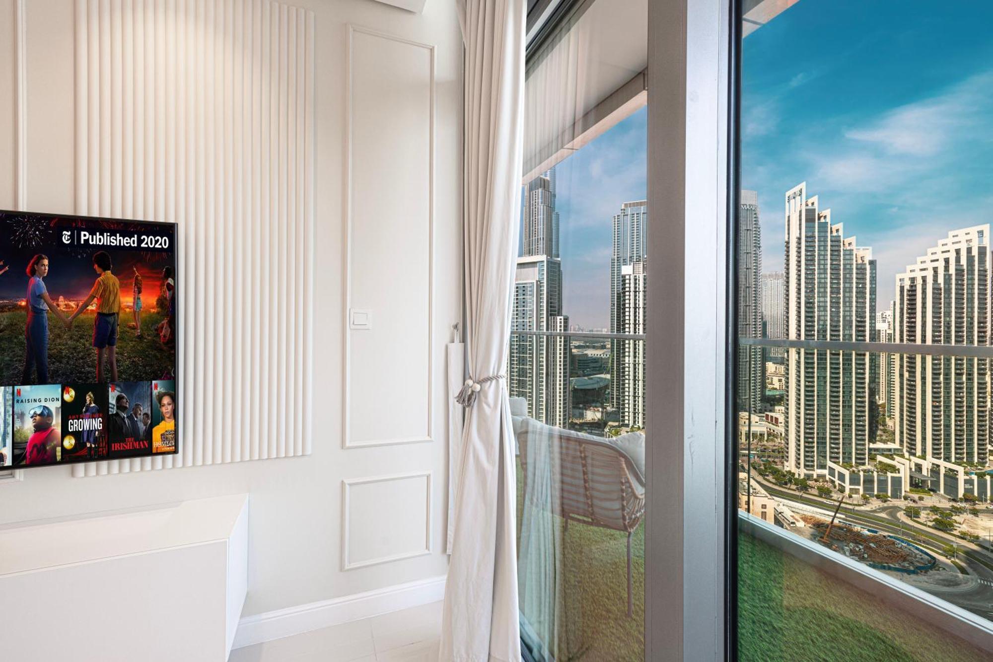 Boulevard 2 Bedroom Family With Burj Khalifa View And Infinity Pool In 64th Floor Downtown Apartment *